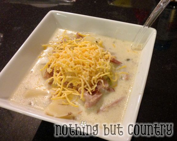 Creamy Ham & Potato Soup in Crock Pot