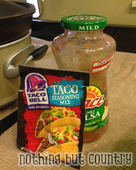 Best Crockpot Chicken Tacos | NothingButCountry.com