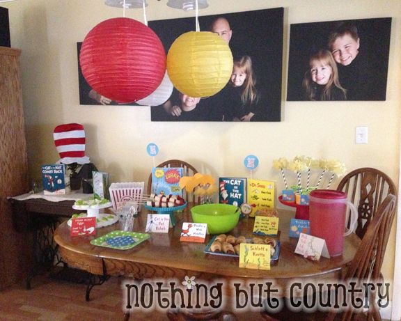 Dr. Seuss Birthday Party 2013 | NothingButCountry.com