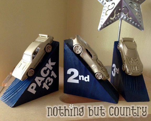 Make Your Own Pinewood Derby Trophy - Cub Scouts | NothingButCountry.com