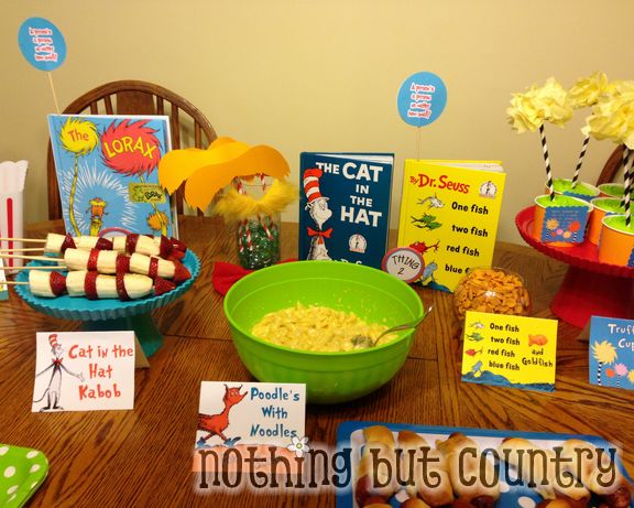 Dr. Seuss Birthday Party 2013 | NothingButCountry.com