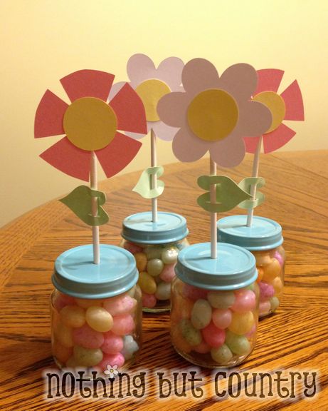 Easter & Visiting Teaching April 2013 Candy Flower Favors | NothingButCountry.com