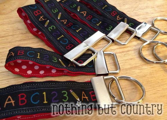 You are a FOBulous Teacher / Friend - Mini Ribbon Key Fobs | NothingButCountry.com