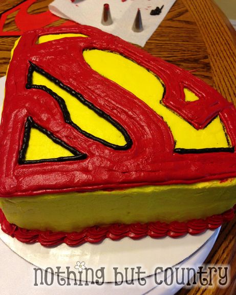 Superman Cake for a Superhero Dad & Father | NothingButCountry.com
