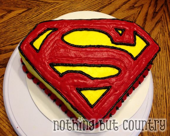 Superman Cake for a Superhero Dad & Father | NothingButCountry.com