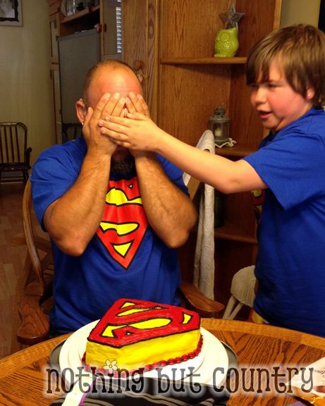 Superman Cake for a Superhero Dad & Father | NothingButCountry.com