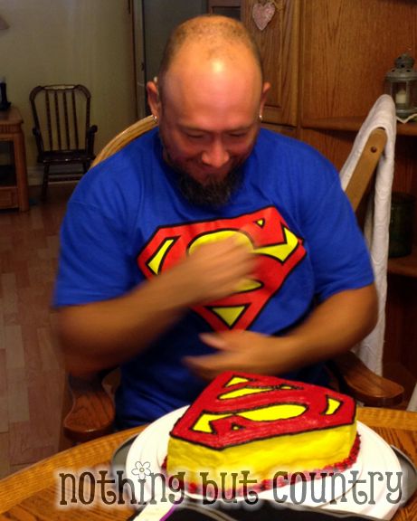 Superman Cake for a Superhero Dad & Father | NothingButCountry.com