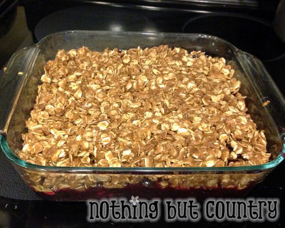 Homemade Blueberry Crumble | NothingButCountry.com