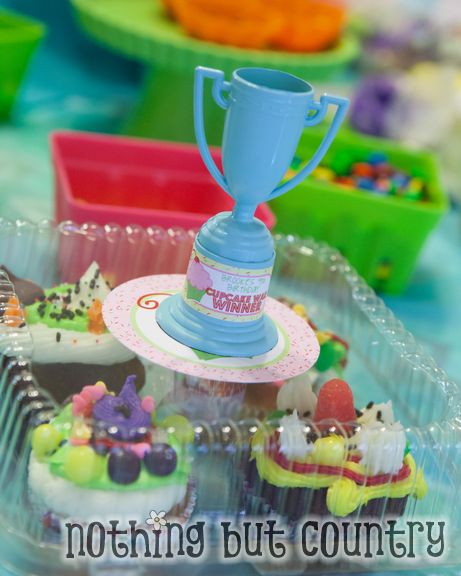 Cupcake / Cupcake Wars Birthday Party | Nothing But Country