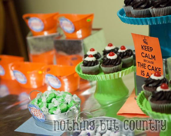 Teen Birthday Party - Portal 2 Theme | NothingButCountry.com