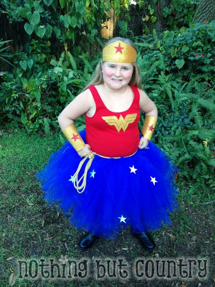 NO SEW Wonder Woman Costume | NothingButCountry.com