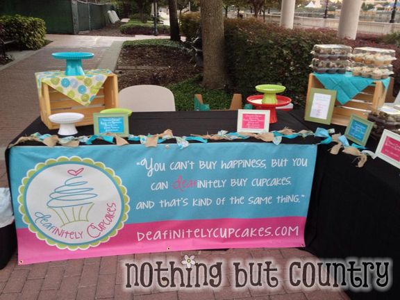 DEAFinitely Cupcakes | Our 1st Booth | NothingButCountry.com