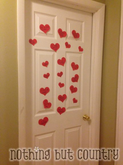 Valentine's Day - Heart Attack your kids door