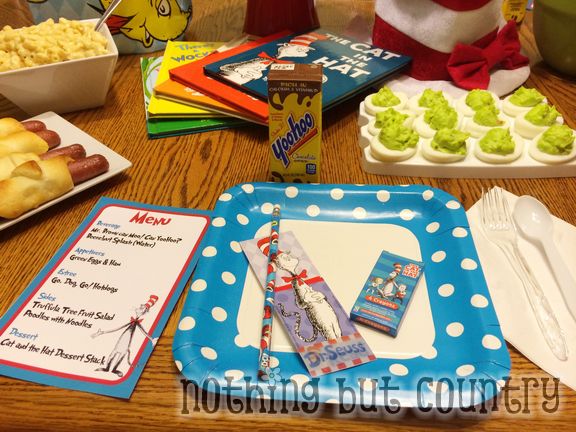 Dr. Seuss Birthday Party 2014