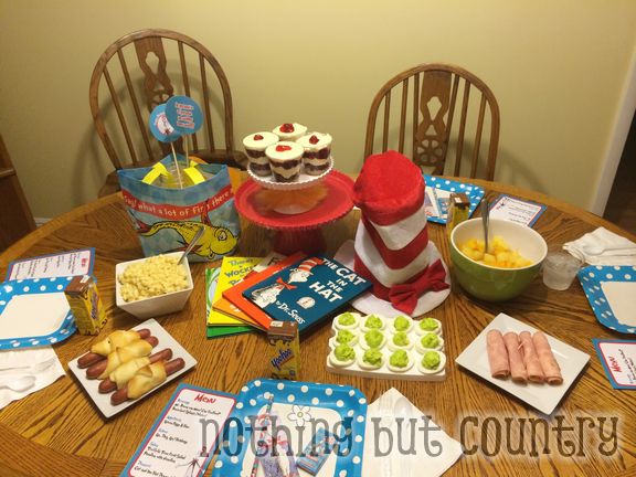 Dr. Seuss Birthday Party 2014