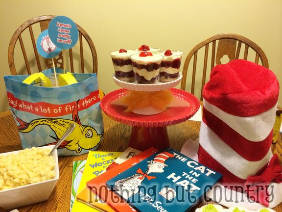 Dr. Seuss Birthday Party 2014