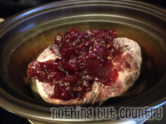 Cranberry Roast - Crockpot Slow Cooker