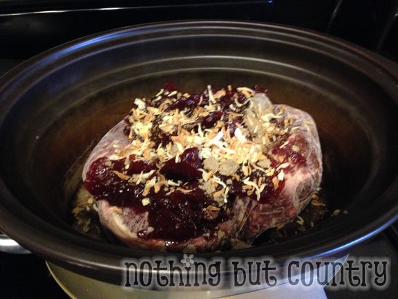 Cranberry Roast - Crockpot Slow Cooker