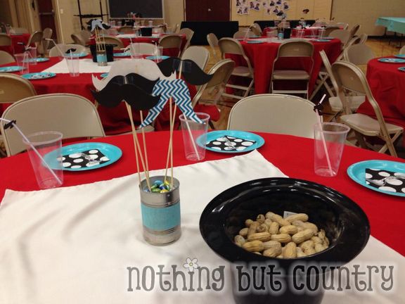 Cub Scout Blue & Gold Banquet- Mustache Bash