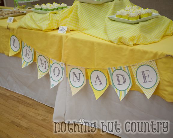 Relief Society Night Meeting - When life hands you lemons make lemonade | NothingButCountry.com