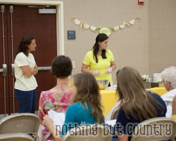 Relief Society Night Meeting - When life hands you lemons make lemonade | NothingButCountry.com