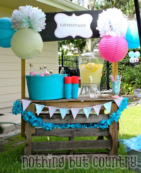 Pallet Lemonade Stand | NothingButCountry.com