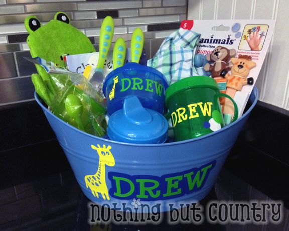 Boy Baby Shower Gift Basket | NothingButCountry.com