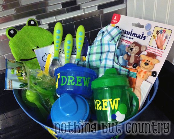 Boy Baby  Shower Gift Basket | NothingButCountry.com
