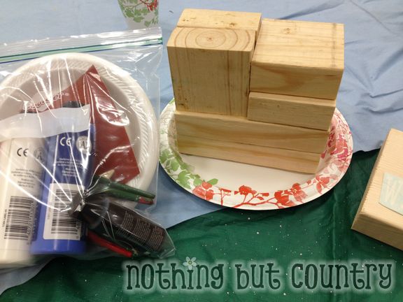 Wooden Flag Blocks | NothingButCountry.com