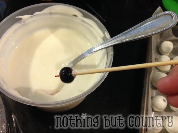 Frozen Greek Yogurt Blueberry Bites | NothingButCountry.com