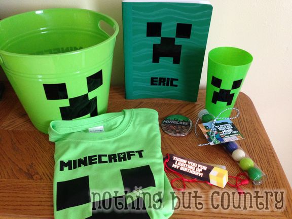 Minecraft Birthday Party | NothingButCountry.com