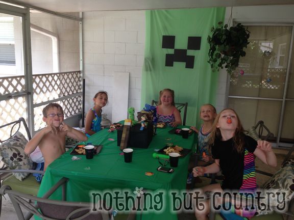 Minecraft Birthday Party | NothingButCountry.com