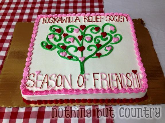 The season of Friendship lasts forever - Relief Society Night