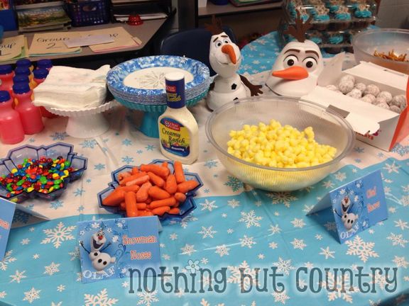 4th Grade Frozen Themed Holiday Party