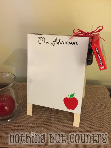 Teacher Chalkboard & Dry Erase Board Easel - Teacher Appreciation Week