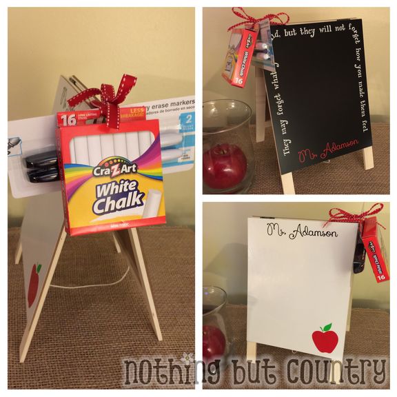 Teacher Chalkboard & Dry Erase Board Easel - Teacher Appreciation Week