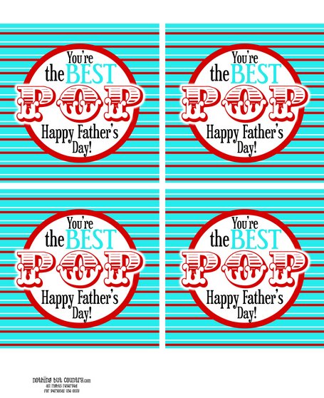 Best Pop - Father's Day Free Printable