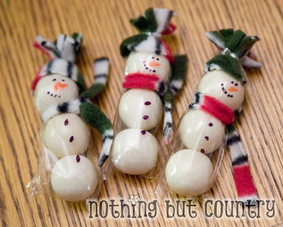 Easy Snowman Snacks